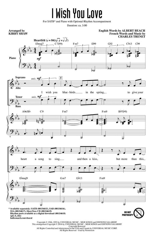 I Wish You Love | 小雅音樂 Hsiaoya Music