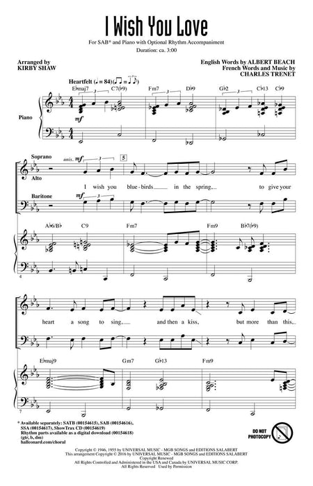 I Wish You Love | 小雅音樂 Hsiaoya Music