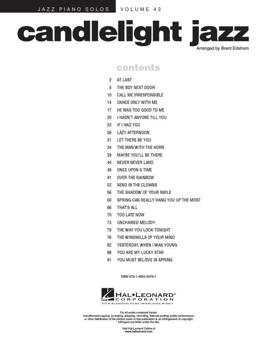 Candlelight Jazz Jazz Piano Solos Series Volume 43 爵士音樂 鋼琴 獨奏 | 小雅音樂 Hsiaoya Music