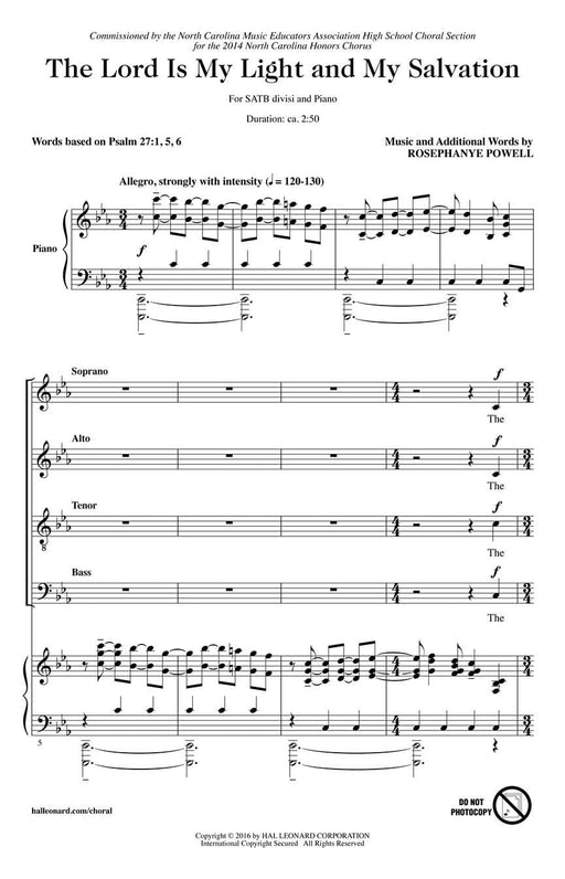 The Lord Is My Light and My Salvation | 小雅音樂 Hsiaoya Music