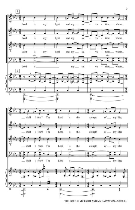 The Lord Is My Light and My Salvation | 小雅音樂 Hsiaoya Music