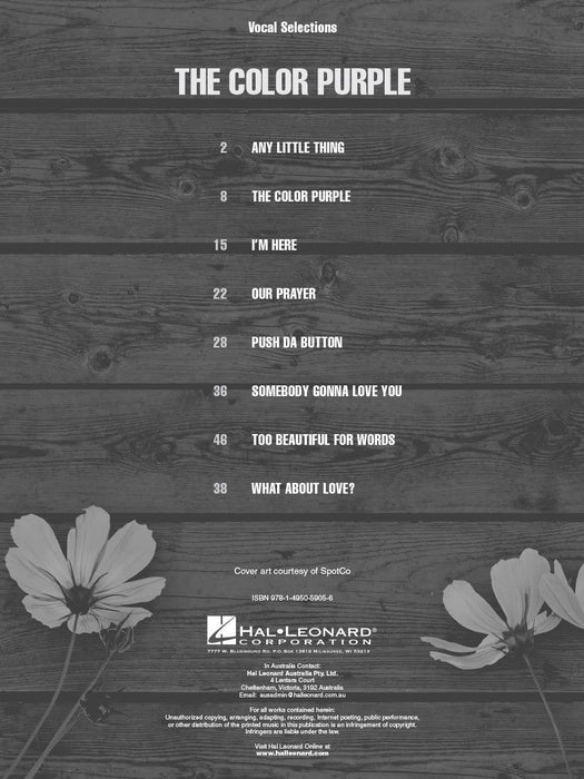 The Color Purple: The Musical Vocal Selections | 小雅音樂 Hsiaoya Music