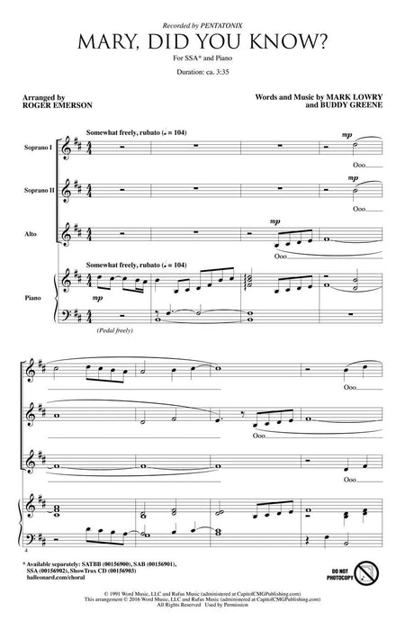 Mary, Did You Know? | 小雅音樂 Hsiaoya Music