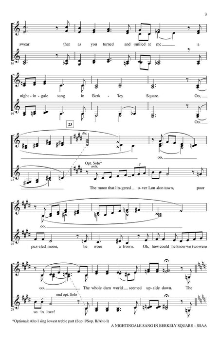 A Nightingale Sang in Berkeley Square | 小雅音樂 Hsiaoya Music