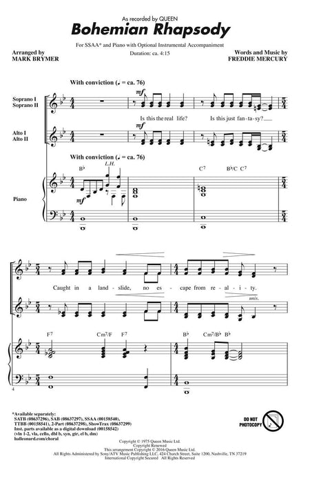 Bohemian Rhapsody 波希米亞狂想曲 | 小雅音樂 Hsiaoya Music