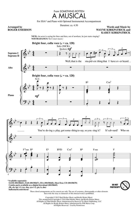 A Musical from Something Rotten | 小雅音樂 Hsiaoya Music