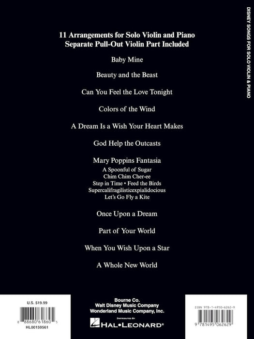 Disney Songs for Solo Violin & Piano 獨奏 小提琴 鋼琴 | 小雅音樂 Hsiaoya Music
