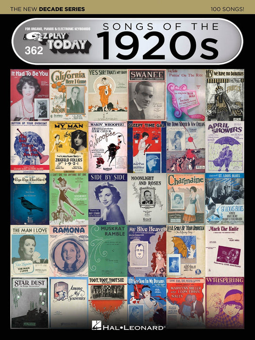 Songs of the 1920s - The New Decade Series E-Z Play® Today Volume 362 | 小雅音樂 Hsiaoya Music