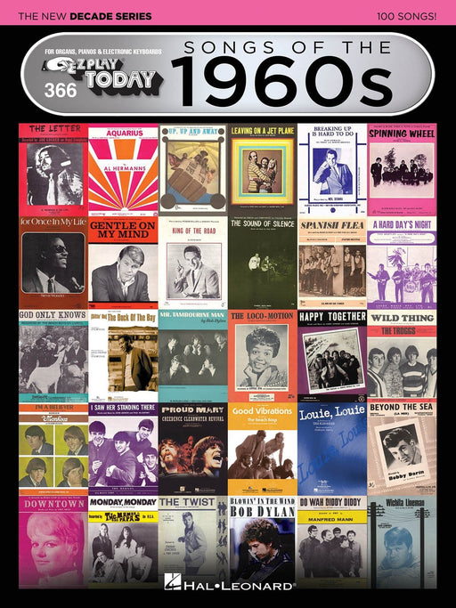 Songs of the 1960s - The New Decade Series E-Z Play® Today Volume 366 | 小雅音樂 Hsiaoya Music