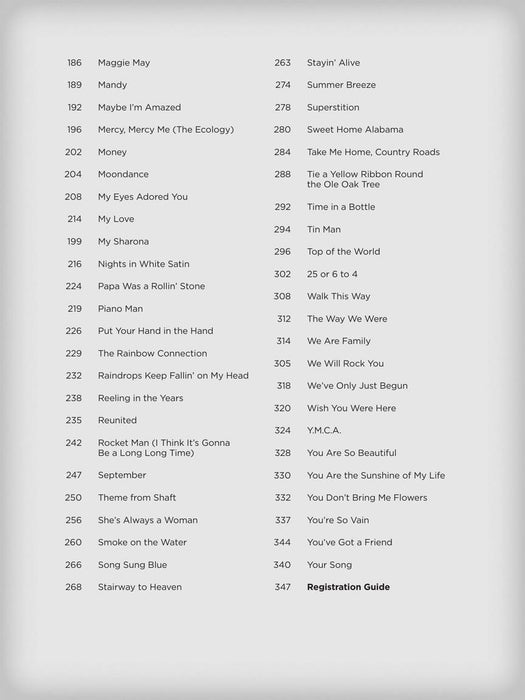 Songs of the 1970s - The New Decade Series E-Z Play® Today Volume 367 | 小雅音樂 Hsiaoya Music