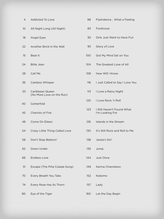 Songs of the 1980s - The New Decade Series E-Z Play® Today Volume 368 | 小雅音樂 Hsiaoya Music