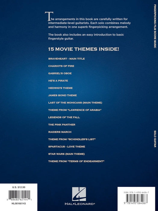 Fingerpicking Film Score Music 15 Famous Pieces Arranged for Solo Guitar in Standard Notation & Tablature 小品 獨奏 吉他 指法譜 | 小雅音樂 Hsiaoya Music