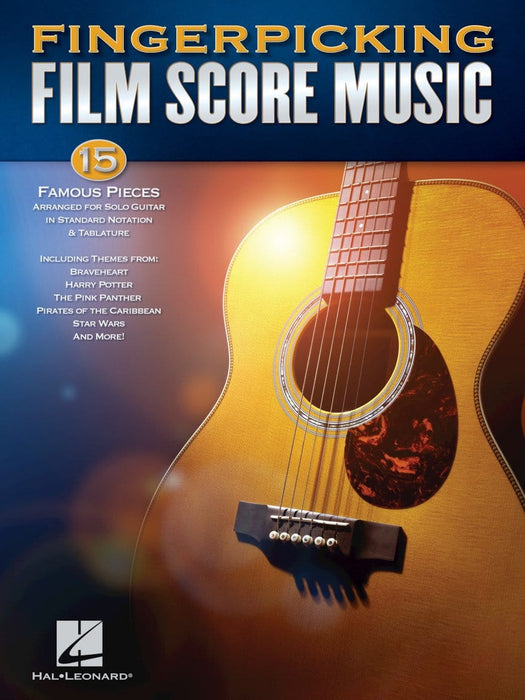 Fingerpicking Film Score Music 15 Famous Pieces Arranged for Solo Guitar in Standard Notation & Tablature 小品 獨奏 吉他 指法譜 | 小雅音樂 Hsiaoya Music