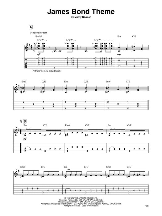 Fingerpicking Film Score Music 15 Famous Pieces Arranged for Solo Guitar in Standard Notation & Tablature 小品 獨奏 吉他 指法譜 | 小雅音樂 Hsiaoya Music