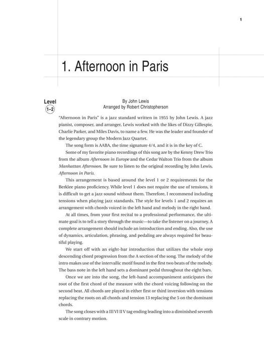 Berklee Jazz Standards for Solo Piano 爵士音樂 獨奏 鋼琴 | 小雅音樂 Hsiaoya Music