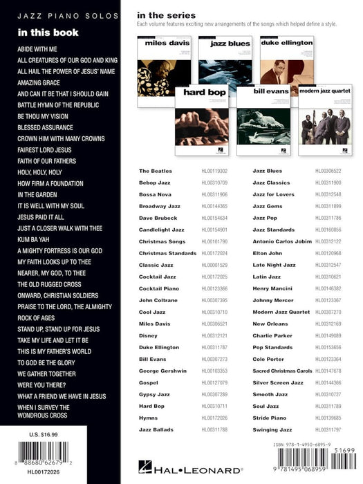 Hymns Jazz Piano Solos Series Volume 47 爵士音樂鋼琴 獨奏 | 小雅音樂 Hsiaoya Music