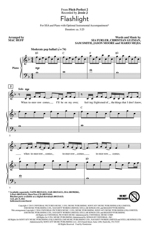 Flashlight from Pitch Perfect 2 | 小雅音樂 Hsiaoya Music