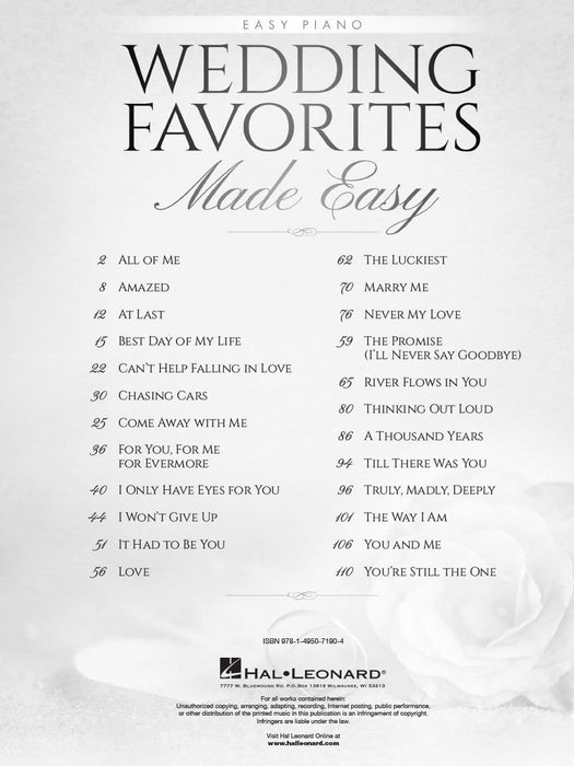 Wedding Favorites Made Easy | 小雅音樂 Hsiaoya Music