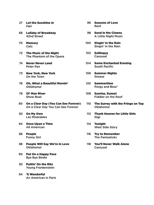 Broadway - Super Easy Songbook 百老匯 | 小雅音樂 Hsiaoya Music