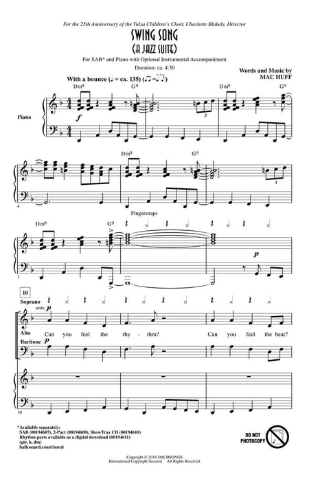 Swing Song (A Jazz Suite) Discovery Level 2 搖擺樂 爵士音樂組曲 | 小雅音樂 Hsiaoya Music