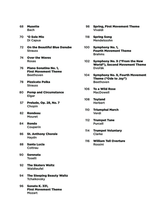 Classical - Super Easy Songbook 古典 | 小雅音樂 Hsiaoya Music