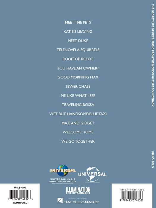 The Secret Life of Pets Original Motion Picture Soundtrack | 小雅音樂 Hsiaoya Music