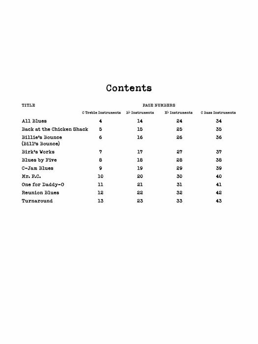 All Blues Play-Along Real Book Multi-Tracks Volume 3 藍調 | 小雅音樂 Hsiaoya Music