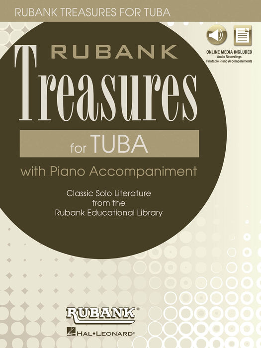 Rubank Treasures for Tuba Book with Online Audio (stream or download) 低音號 | 小雅音樂 Hsiaoya Music
