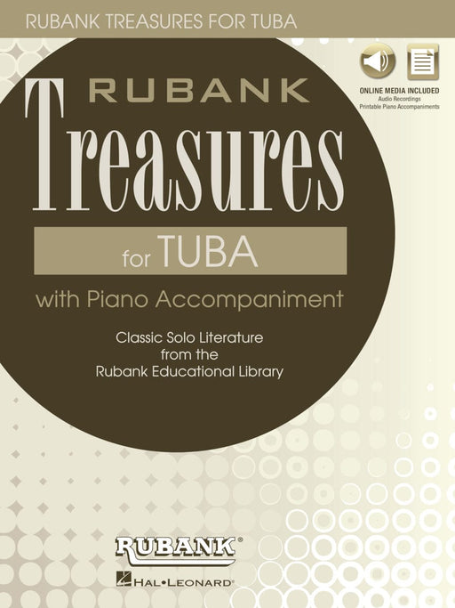 Rubank Treasures for Tuba Book with Online Audio (stream or download) 低音號 | 小雅音樂 Hsiaoya Music