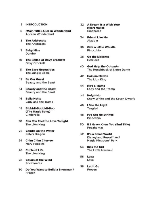 Disney - Super Easy Songbook | 小雅音樂 Hsiaoya Music