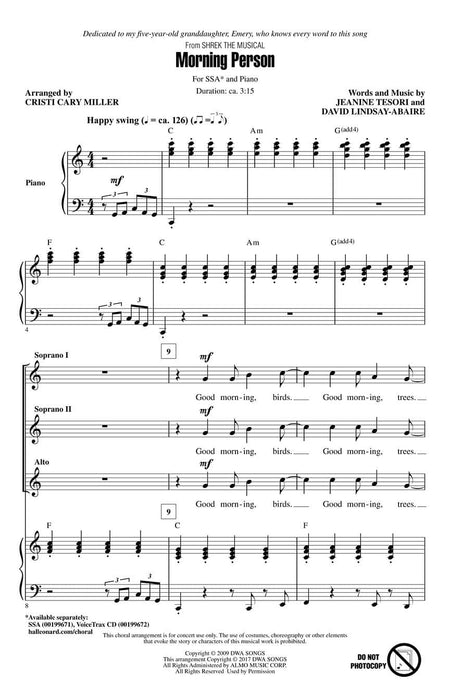 Morning Person (from Shrek The Musical) Discovery Level 1 | 小雅音樂 Hsiaoya Music