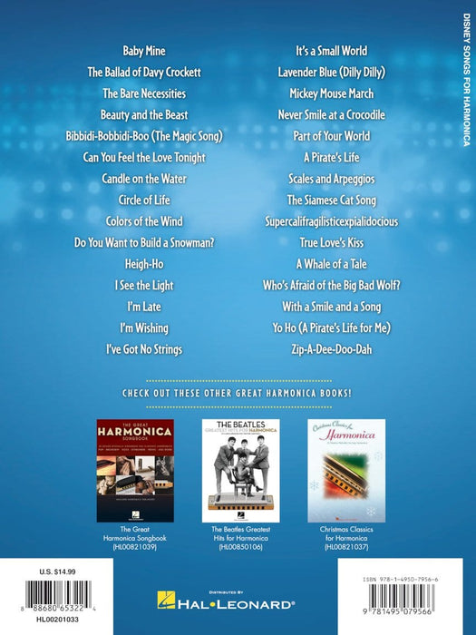 Disney Songs for Harmonica 30 Favorites Arranged for Diatonic Harmonica | 小雅音樂 Hsiaoya Music