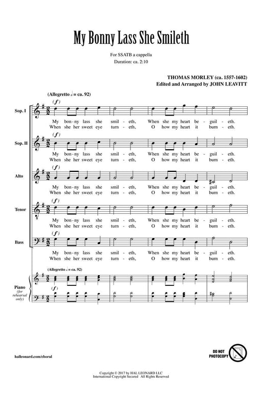 My Bonny Lass She Smileth | 小雅音樂 Hsiaoya Music