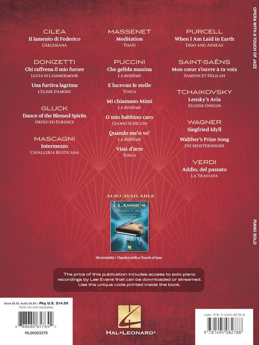 Opera with a Touch of Jazz 18 Beloved Masterpieces for Solo Piano 歌劇 爵士音樂 小品 獨奏 鋼琴 | 小雅音樂 Hsiaoya Music
