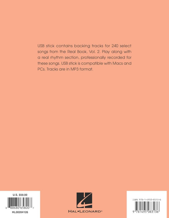 The Real Book - Volume II - Second Edition Backing Tracks on USB Flash Drive | 小雅音樂 Hsiaoya Music