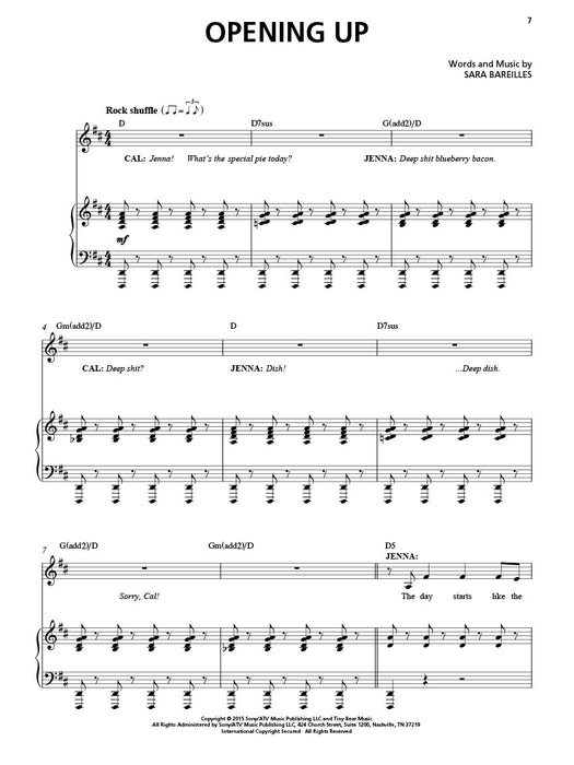 Waitress - Vocal Selections The Irresistible New Broadway Musical 百老匯 | 小雅音樂 Hsiaoya Music