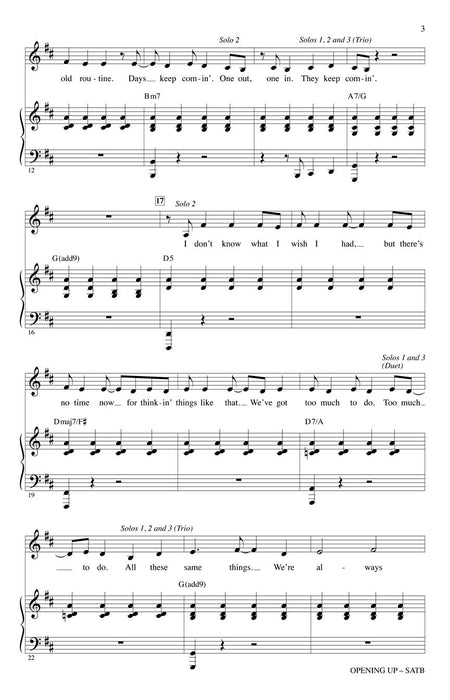 Opening Up (from Waitress) SATB with Female Trio 女聲三重唱 | 小雅音樂 Hsiaoya Music
