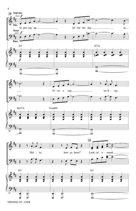 Opening Up (from Waitress) SATB with Female Trio 女聲三重唱 | 小雅音樂 Hsiaoya Music
