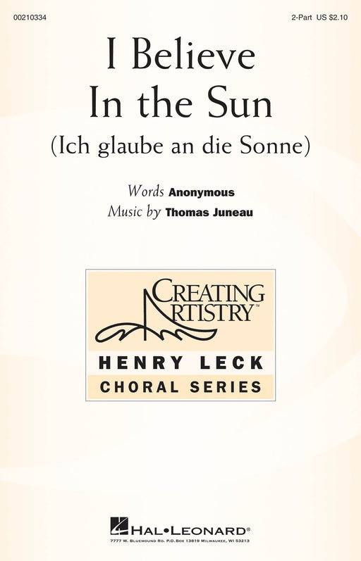 I Believe in the Sun (Ich glaube an die Sonne) | 小雅音樂 Hsiaoya Music