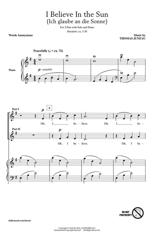 I Believe in the Sun (Ich glaube an die Sonne) | 小雅音樂 Hsiaoya Music