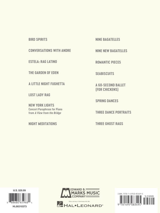 William Bolcom: Piano Works 鋼琴 | 小雅音樂 Hsiaoya Music