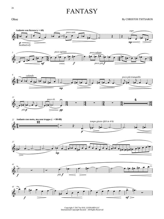 Fantasy for Oboe, B-Flat, Clarinet and Piano 幻想曲 雙簧管 豎笛 鋼琴 | 小雅音樂 Hsiaoya Music