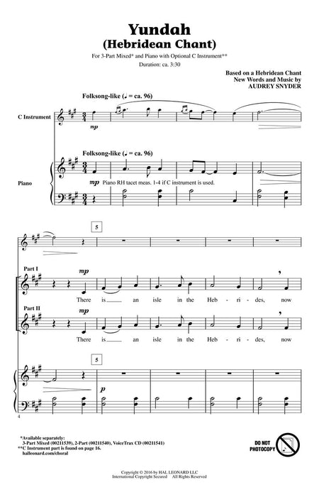 Yundah (Hebridean Chant) Discovery Level 1 聖歌 | 小雅音樂 Hsiaoya Music