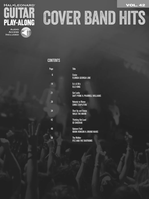 Cover Band Hits Guitar Play-Along Volume 42 吉他 | 小雅音樂 Hsiaoya Music