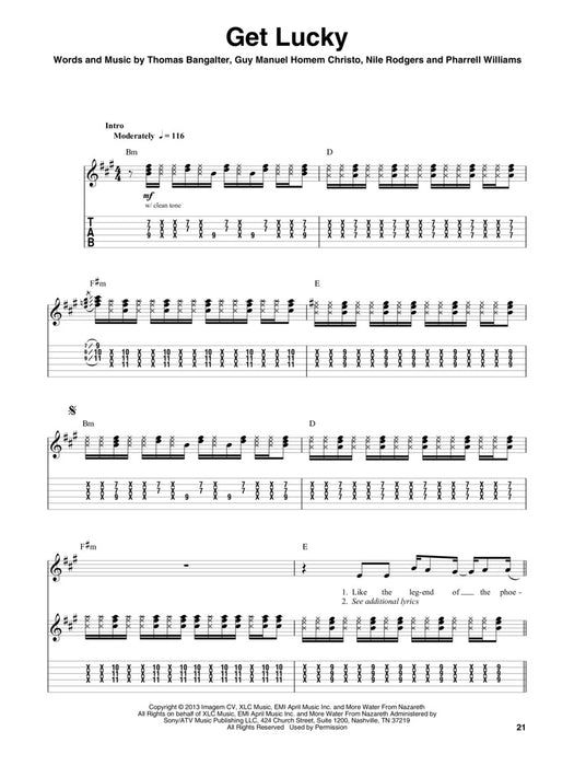 Cover Band Hits Guitar Play-Along Volume 42 吉他 | 小雅音樂 Hsiaoya Music