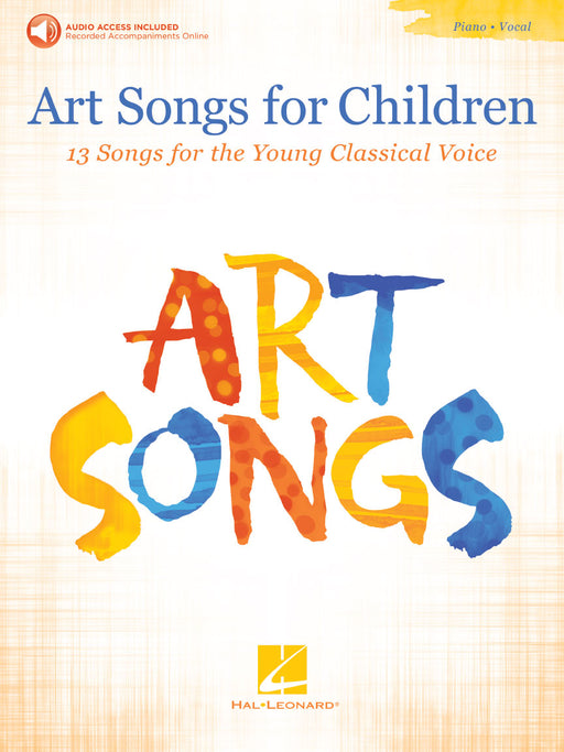 Art Songs for Children 13 Songs for the Young Classical Voice - with Recorded Piano Accompaniments Online 古典 鋼琴 伴奏 | 小雅音樂 Hsiaoya Music