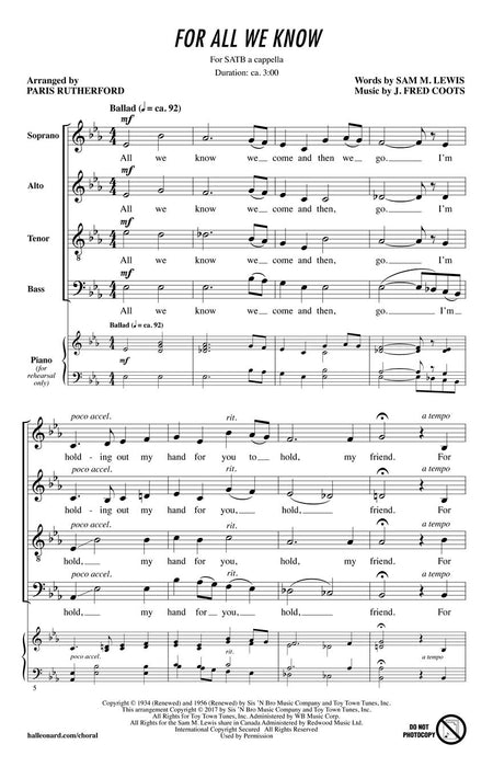 For All We Know | 小雅音樂 Hsiaoya Music