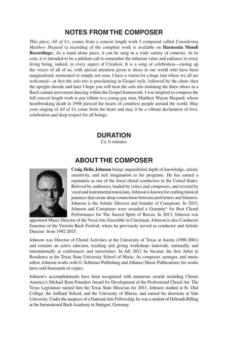 All of Us from Considering Matthew Shepard | 小雅音樂 Hsiaoya Music