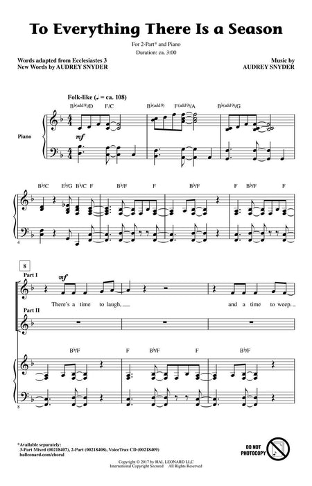 To Everything There Is a Season Discovery Level 2 | 小雅音樂 Hsiaoya Music