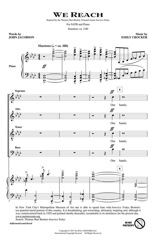 We Reach Inspired by the Thomas Hart Benton 10-Panel Mural AMERICA TODAY | 小雅音樂 Hsiaoya Music